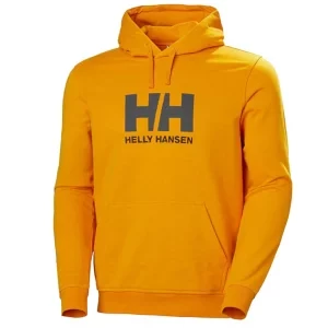 Helly Hansen Logo Hoodie 33977-328, Męskie, Żółte, bluzy, bawełna, rozmiar: S