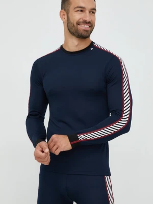 Helly Hansen longsleeve funkcyjny kolor granatowy