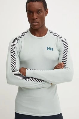 Helly Hansen longsleeve funkcyjny LIFA ACTIVE kolor zielony 49412