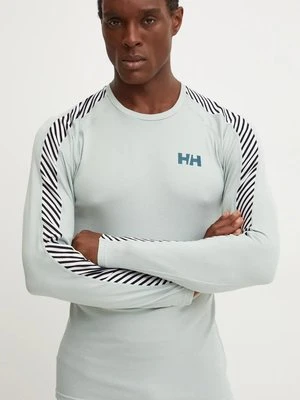 Helly Hansen longsleeve funkcyjny LIFA ACTIVE kolor zielony 49412