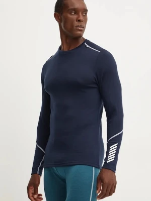 Helly Hansen longsleeve funkcyjny wełniany LIFA MERINO kolor granatowy 49364