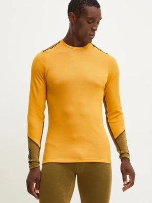 Helly Hansen longsleeve funkcyjny wełniany LIFA MERINO kolor żółty 49364