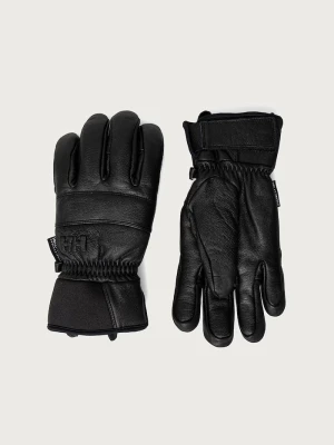 Helly Hansen rękawice narciarskie damskie skórzane czarny