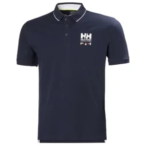 Helly Hansen Skagerrak Polo 34248-597, Męskie, Granatowe, koszulki polo, bawełna, rozmiar: S