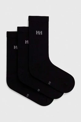 Helly Hansen skarpetki 3-pack kolor czarny 67482
