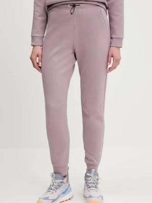Helly Hansen spodnie dresowe HP TECH damskie kolor różowy gładkie 34492