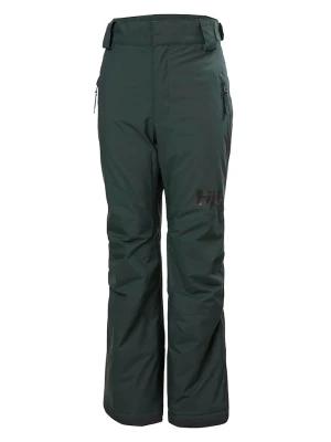 Helly Hansen Spodnie narciarskie "Legendary" w kolorze ciemnozielonym rozmiar: 164