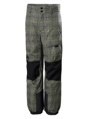 Helly Hansen Spodnie narciarskie "Powder" w kolorze szaro-beżowo-czarnym rozmiar: 146