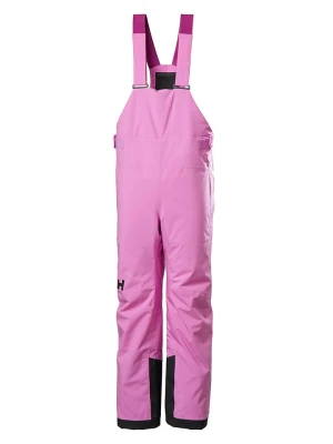 Helly Hansen Spodnie narciarskie "Stellar Bib" w kolorze różowym rozmiar: 140