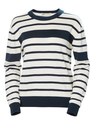 Helly Hansen Sweter "Skagen" w kolorze biało-granatowym rozmiar: S