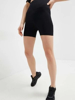 Helly Hansen szorty sportowe Allure damskie kolor czarny gładkie high waist