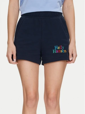 Helly Hansen Szorty sportowe W Core Sweat Shorts 54081 Granatowy Regular Fit