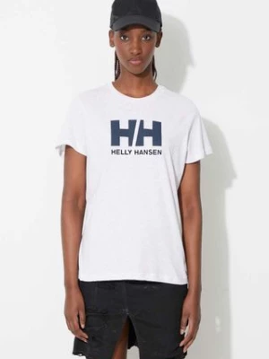 Helly Hansen t-shirt bawełniany kolor szary 34112-001