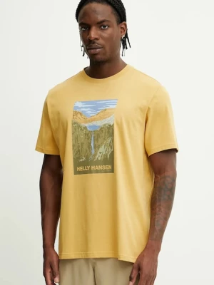 Helly Hansen t-shirt bawełniany MASSIF GRAPHIC
