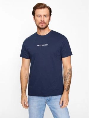 Helly Hansen T-Shirt Core Graphic 53936 Granatowy Regular Fit