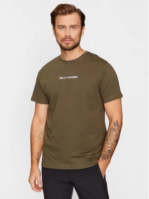 Helly Hansen T-Shirt Core Graphic 53936 Zielony Regular Fit