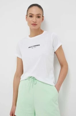 Helly Hansen t-shirt damski kolor biały