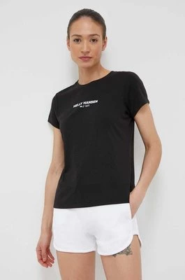 Helly Hansen t-shirt damski kolor czarny