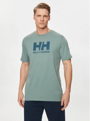 Helly Hansen T-Shirt Hh Logo T-Shirt 33979 Zielony Regular Fit