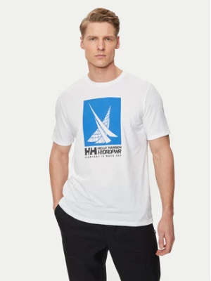 Helly Hansen T-Shirt Hp Race Graphic T-Shirt 34419 Biały Regular Fit
