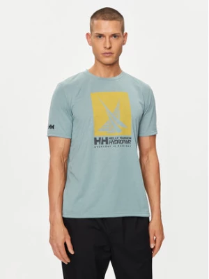 Helly Hansen T-Shirt Hp Race Graphic T-Shirt 34419 Zielony Regular Fit