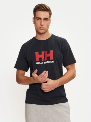 Helly Hansen T-Shirt Logo 30396 Granatowy Regular Fit