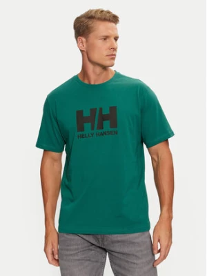 Helly Hansen T-Shirt Logo 30396 Zielony Regular Fit