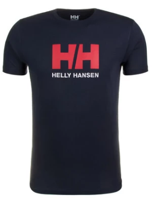 Helly Hansen T-Shirt Logo 33979 Granatowy Regular Fit