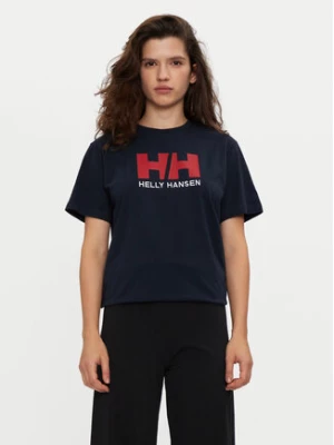 Helly Hansen T-Shirt Logo 33979 Granatowy Regular Fit