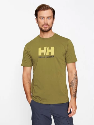 Helly Hansen T-Shirt Logo 33979 Zielony Regular Fit