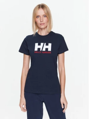 Helly Hansen T-Shirt Logo 34112 Granatowy Regular Fit