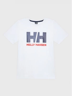 Helly Hansen T-Shirt Logo 41709 Biały Regular Fit