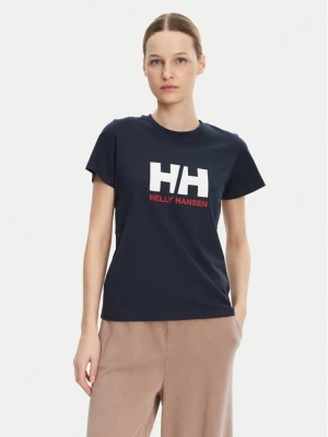 Helly Hansen T-Shirt Logo 54593 Granatowy Regular Fit