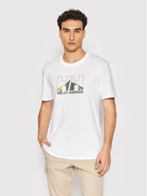 Helly Hansen T-Shirt Nord Graphic 62978 Biały Regular Fit
