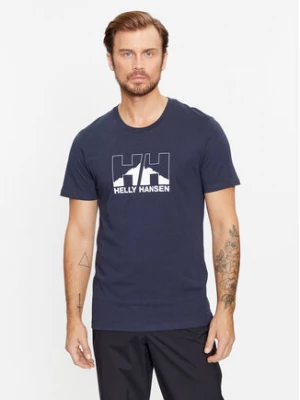 Helly Hansen T-Shirt Nord Graphic 62978 Granatowy Regular Fit