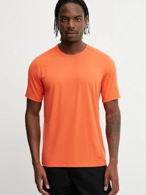 Helly Hansen t-shirt SHINE SOLEN męski kolor pomarańczowy gładki 49573