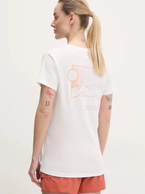 Helly Hansen t-shirt SKOG biały