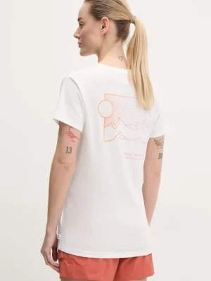 Helly Hansen t-shirt SKOG damski kolor biały 63083