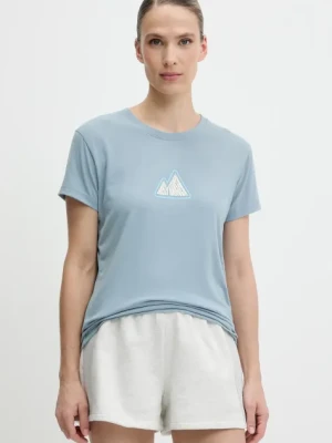 Helly Hansen t-shirt SKOG damski kolor niebieski 63083