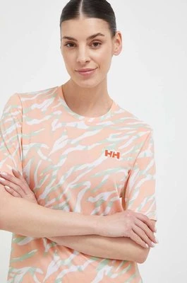 Helly Hansen t-shirt sportowy Lifa Active Solen kolor różowy