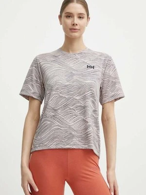 Helly Hansen t-shirt sportowy Lifa Active Solen kolor różowy