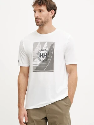 Helly Hansen t-shirt sportowy Race Graphic biały