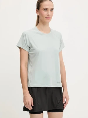 Helly Hansen t-shirt sportowy SHINE SOLEN damski kolor turkusowy 49577