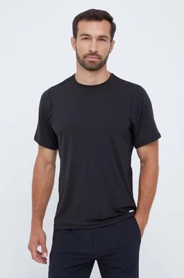 Helly Hansen t-shirt sportowy Tech kolor czarny wzorzysty