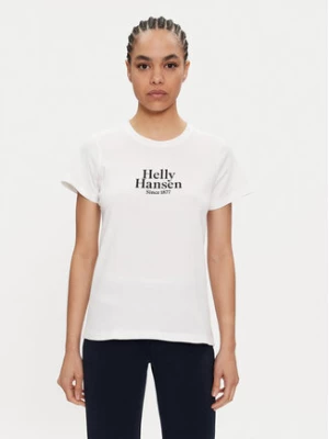 Helly Hansen T-Shirt W Core Graphic T-Shirt 54080 Biały Regular Fit