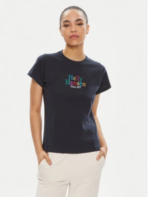 Helly Hansen T-Shirt W Core Graphic T-Shirt 54080 Granatowy Regular Fit