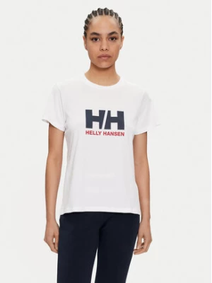 Helly Hansen T-Shirt W Hh Logo T-Shirt 2.0 34465 Biały Regular Fit