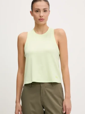 Helly Hansen top sportowy Ocean Cropped damski kolor zielony 34269