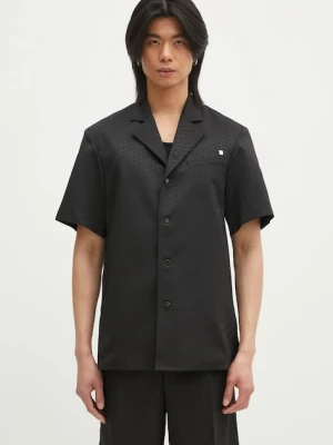 Helmut Lang koszula z domieszką wełny Modest Ss Sh.Tonal J