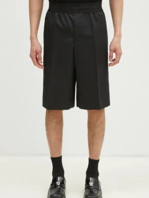 Helmut Lang szorty z domieszką wełny Lwb Car Short.Tonal